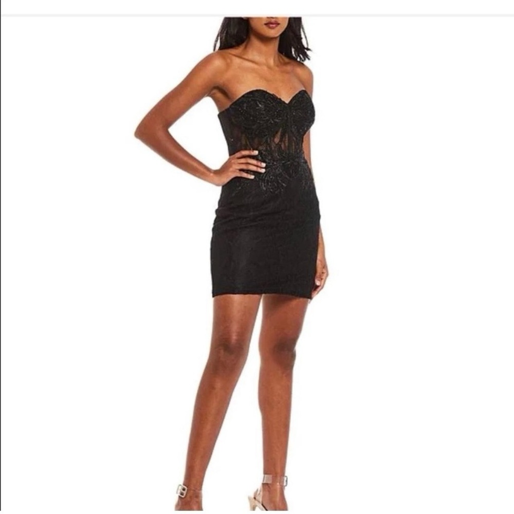 Corset Mini Dress, Strapless, Gianni Bini, Date Night, Homecoming, Size 5 - Picture 2 of 5